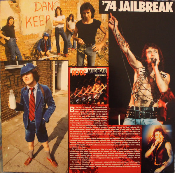 AC/DC : '74 Jailbreak (LP, Album, Comp, RE, RM, 180)