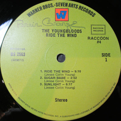 The Youngbloods : Ride The Wind (LP, Album, Club)