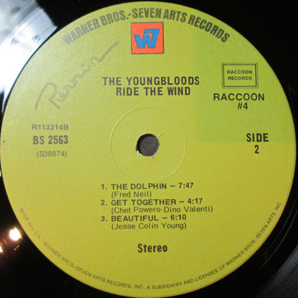 The Youngbloods : Ride The Wind (LP, Album, Club)