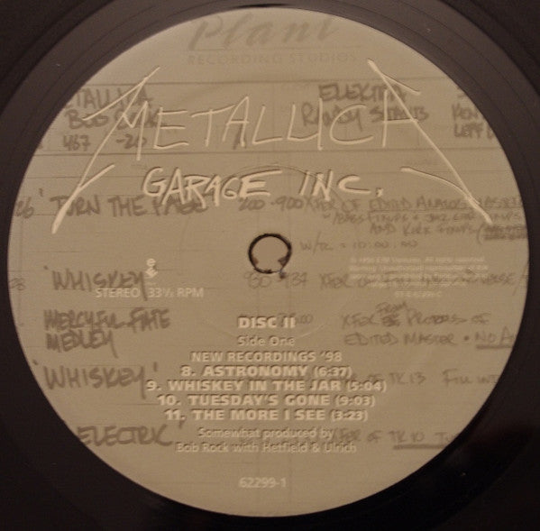 Metallica : Garage Inc. (3xLP, Album, Comp, RE)