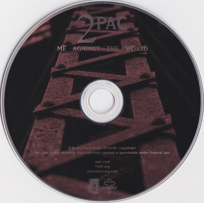 2Pac : Me Against The World (CD, Album, RE)