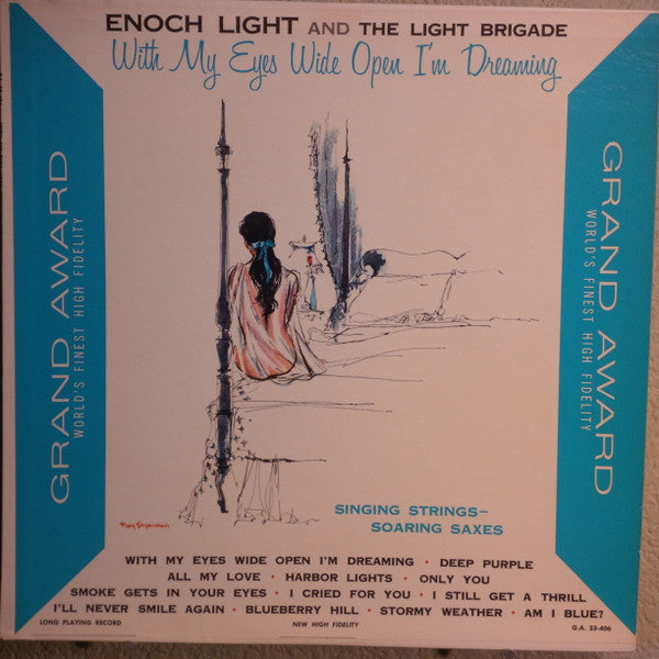 Enoch Light And The Light Brigade : With My Eyes Wide Open I'm Dreaming (LP, Mono)