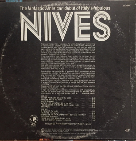 Nives : Nives (LP, Album)