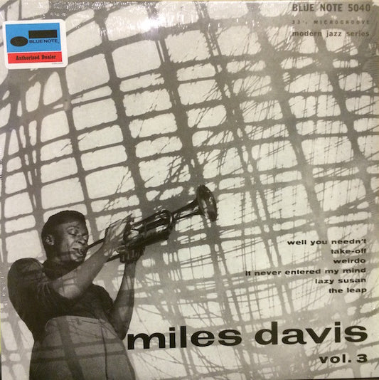 Miles Davis : Vol. 3 (10", Mono, RE)