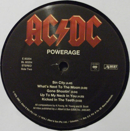 AC/DC : Powerage (LP, Album, RE, RM, 180)