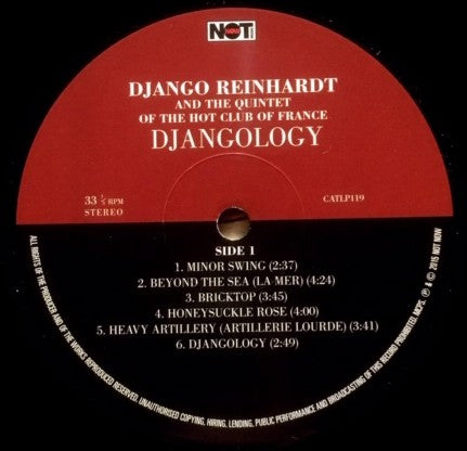 Django Reinhardt And The Quintet Of The Hot Club Of France* : Djangology (LP, Album)