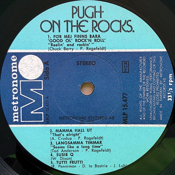 Pugh* : On The Rocks (LP, Album, Gat)