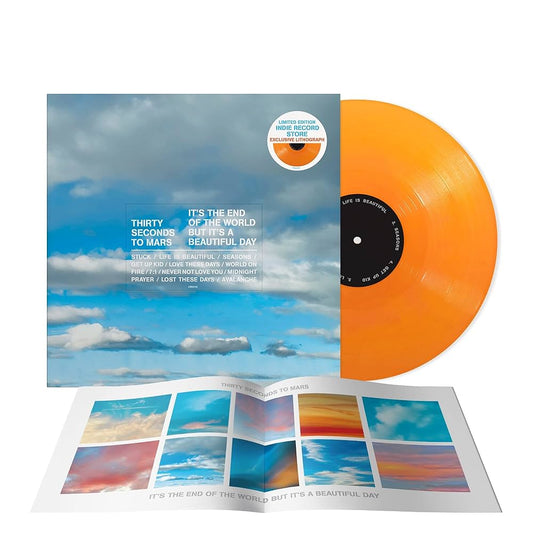 30 Seconds To Mars - It's The End Of The World But It's A Beautiful Day (LP, Album, Ltd, Ora)