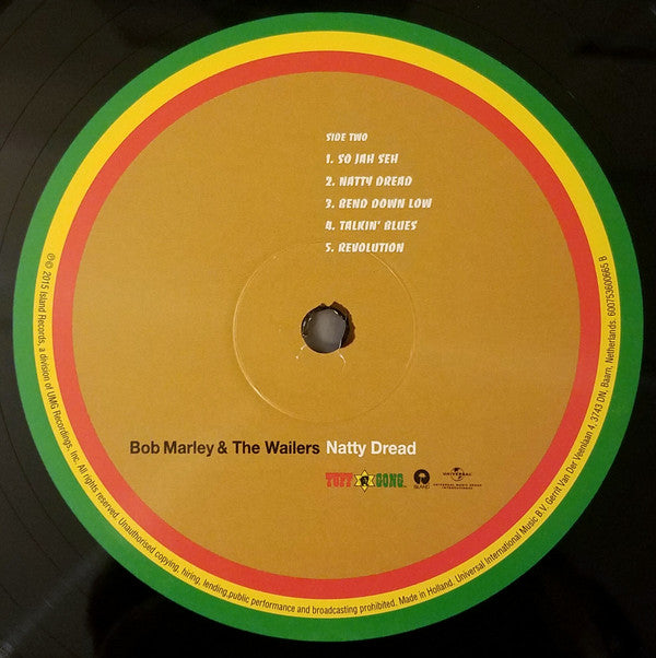 Bob Marley & The Wailers : Natty Dread (LP, Album, RE, RM, 180)