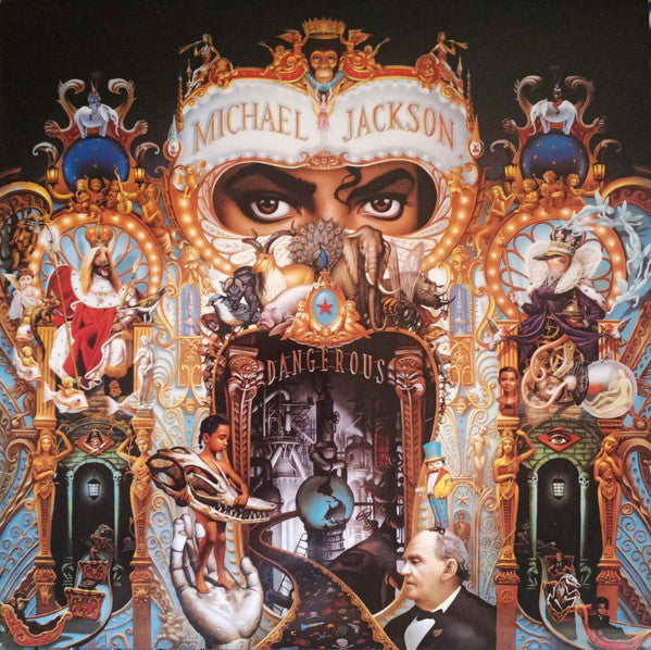 Michael Jackson : Dangerous (2xLP, Album, RE, 180)