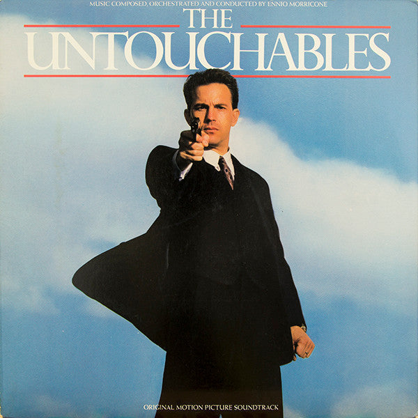 Ennio Morricone : The Untouchables (Original Motion Picture Soundtrack) (LP, Album, Club, CRC)