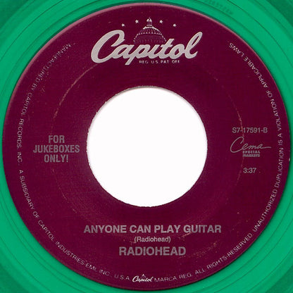 Radiohead : Creep / Anyone Can Play Guitar (7", Single, Jukebox, Gre)