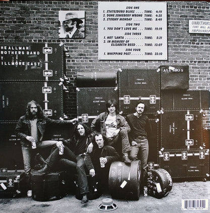 The Allman Brothers Band : The Allman Brothers Band Live At The Fillmore East (2xLP, Album, RE, RM, Gat)