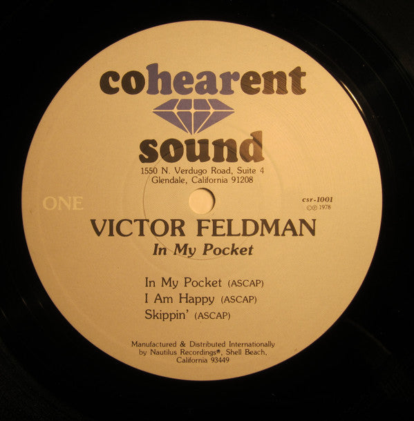 Victor Feldman : In My Pocket (LP, Album, Ltd)