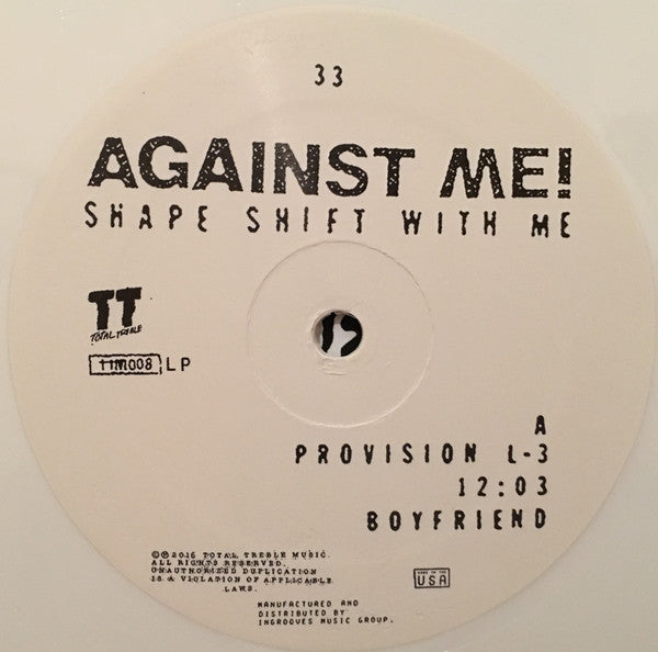 Against Me! : Shape Shift With Me (2xLP, Album, Ltd, Whi)