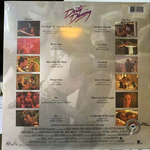 Various : Dirty Dancing Original Soundtrack (LP, RE)