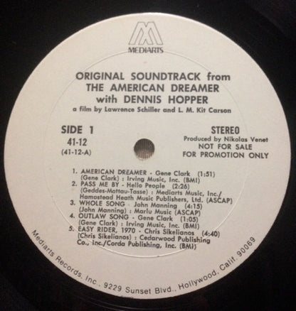 Various : Dennis Hopper In "The American Dreamer" (LP, Album, Promo)