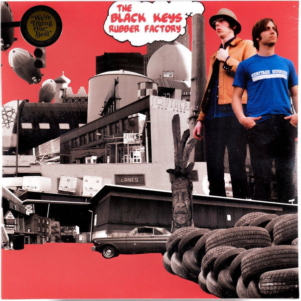 The Black Keys : Rubber Factory (LP, Album, RP)