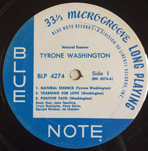 Tyrone Washington : Natural Essence (LP, Album, Mono, Aud)