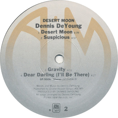 Dennis DeYoung : Desert Moon (LP, Album, Ele)