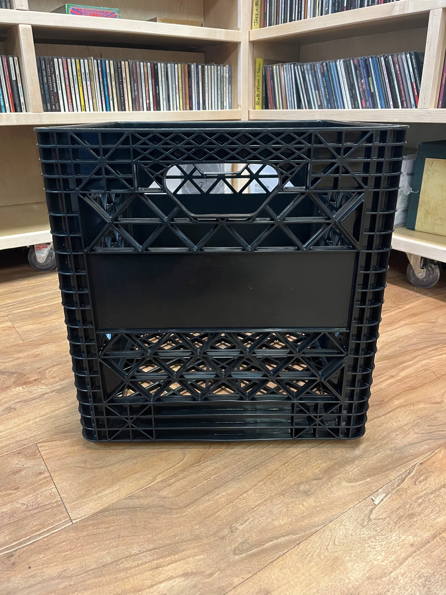 Durable Plastic Record Crate