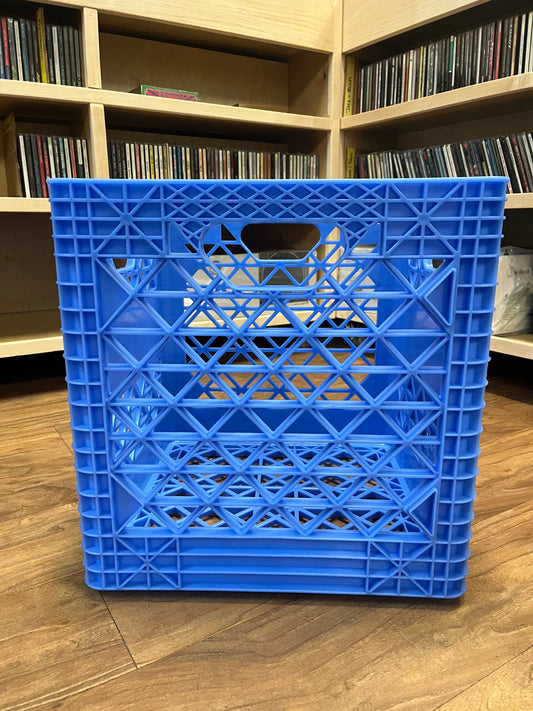 Durable Plastic Record Crate