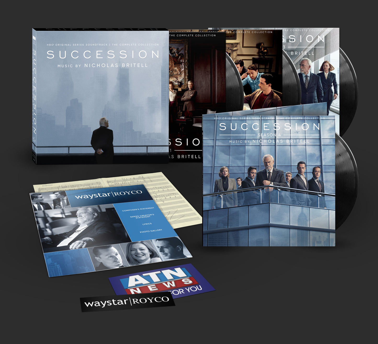 Nicholas Britell - Succession: The Complete Collection Box Set PREORDER 5xLP