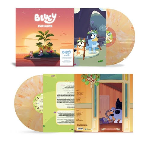 Bluey - Rug Island Orange Vinyl PREORDER LP