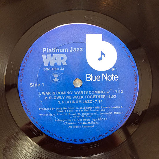 War : Platinum Jazz (2xLP, Comp, Gat)