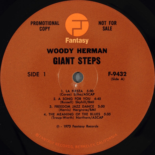 Woody Herman : Giant Steps (LP, Album, Promo, Hol)