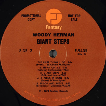 Woody Herman : Giant Steps (LP, Album, Promo, Hol)