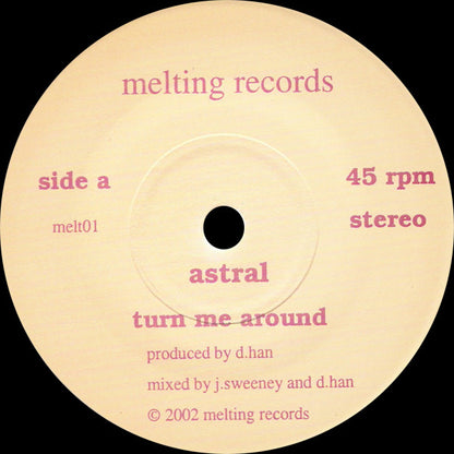 Astral (6) : Turn Me Around (7", Single, Ltd, Num, Han)