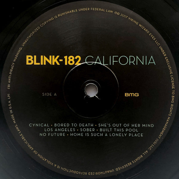 Buy Blink 182 California 2xLP Album Dlx Online for a great