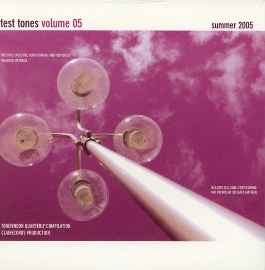 Various : Test Tones Volume 05 (CD, Comp, Smplr)