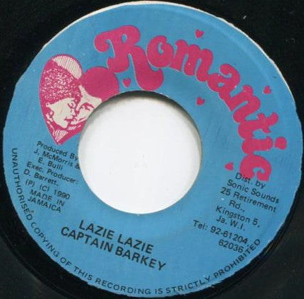 Captain Barkey : Lazie Lazie (7", Single)