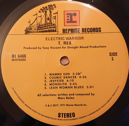 T. Rex : Electric Warrior (LP,Album,Limited Edition,Reissue)