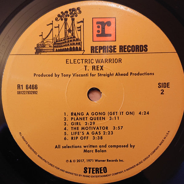 T. Rex : Electric Warrior (LP,Album,Limited Edition,Reissue)