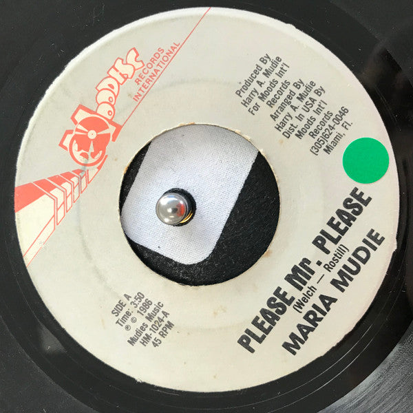 Maria Mudie / Mudies All Stars : Please Mr. Please / Please Mr. Please (Dub Version) (7", Single)