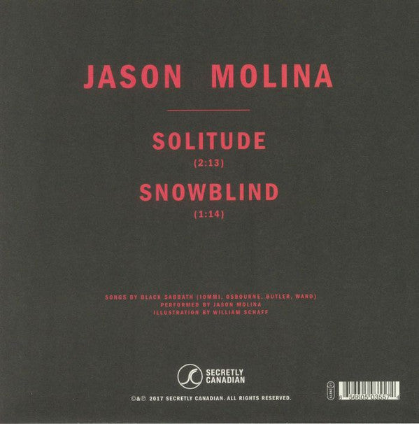 Jason Molina : The Black Sabbath Covers (7", S/Sided, Etch)