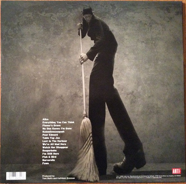 Tom Waits : Alice (LP + LP, S/Sided, Etch + Album, RE, RM)