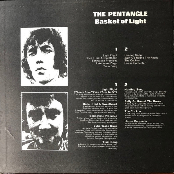 Pentangle : Basket Of Light (LP, Album, Pit)