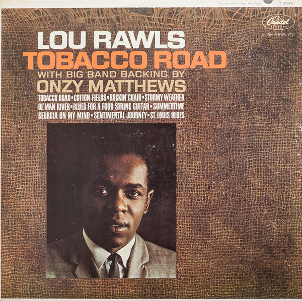 Lou Rawls : Tobacco Road (LP, Album, Mono, Scr)