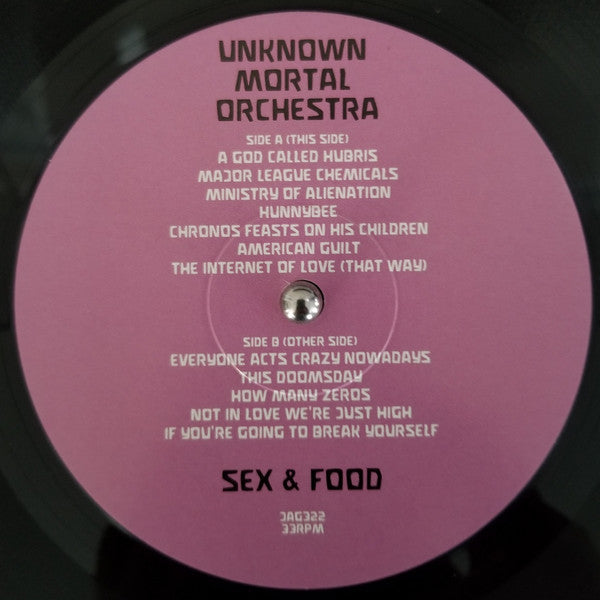 Buy Unknown Mortal Orchestra Sex Food LP Album Online for a