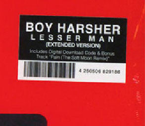 Boy Harsher : Lesser Man (Extended Version) (12", EP, Ltd, RE)