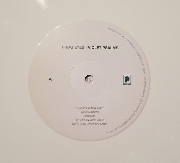 Frog Eyes : Violet Psalms (LP, Album, Ltd, Num, Whi)