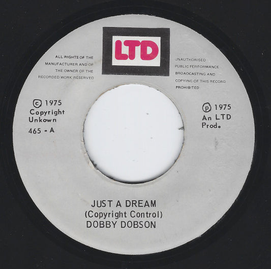 Dobby Dobson, The Connection (2) : Just A Dream (7")