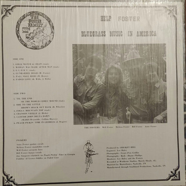 The Foster Family String Band : Help Foster Bluegrass Music In America (LP)