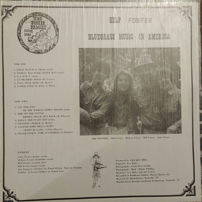 The Foster Family String Band : Help Foster Bluegrass Music In America (LP)