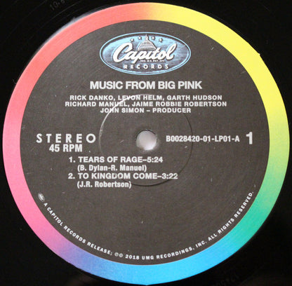 Band, The : Music From Big Pink (12",45 RPM,Album,Remastered,Stereo)