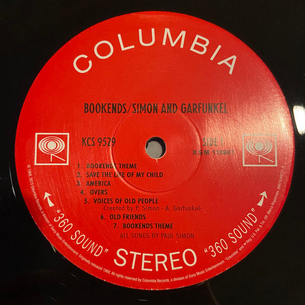 Simon & Garfunkel : Bookends (LP, Album, RE)